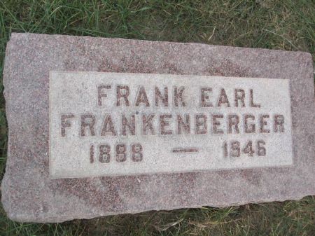 FRANKENBERGER, FRANK EARL - Hamilton County, Iowa | FRANK EARL FRANKENBERGER 