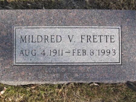 FRETTE, MILDRED V. - Hamilton County, Iowa | MILDRED V. FRETTE 