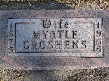 GROSHENS, MYRTLE - Hamilton County, Iowa | MYRTLE GROSHENS 