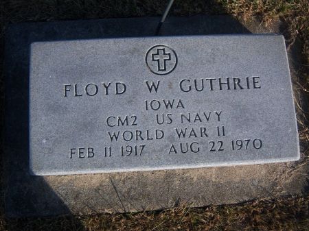 GUTHRIE, FLOYD W. - Hamilton County, Iowa | FLOYD W. GUTHRIE 