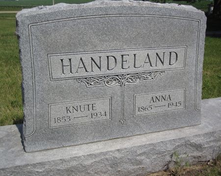 HANDELAND, ANNA - Hamilton County, Iowa | ANNA HANDELAND 
