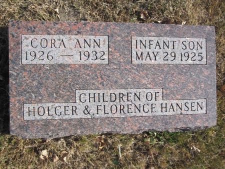 HANSEN, INFANT SON - Hamilton County, Iowa | INFANT SON HANSEN 