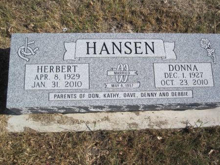 HANSEN, DONNA - Hamilton County, Iowa | DONNA HANSEN 