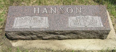 HANSON, DUANE S. - Hamilton County, Iowa | DUANE S. HANSON 