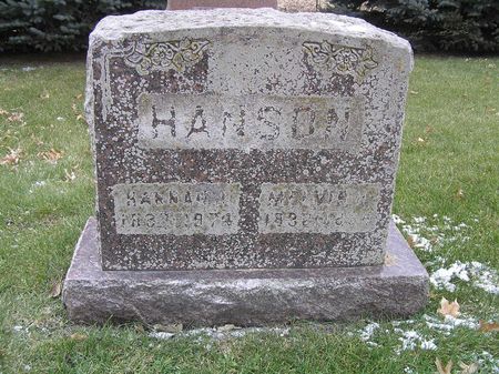 HANSON, HANNAH J. - Hamilton County, Iowa | HANNAH J. HANSON 