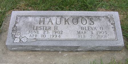 HAUKOOS, OLEVA O. - Hamilton County, Iowa | OLEVA O. HAUKOOS 