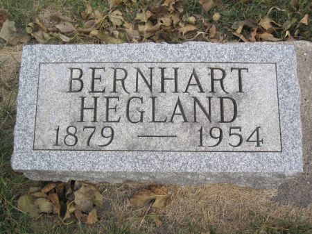 HEGLAND, BERNHART - Hamilton County, Iowa | BERNHART HEGLAND 