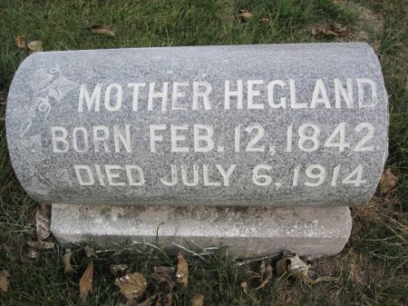HEGLAND, MOTHER - Hamilton County, Iowa | MOTHER HEGLAND 