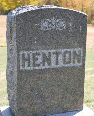 HENTON, FAMILY STONE - Hamilton County, Iowa | FAMILY STONE HENTON 