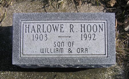HOON, HARLOWE R. - Hamilton County, Iowa | HARLOWE R. HOON 