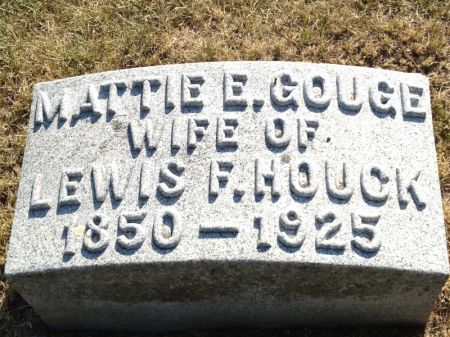 GOUGE HOUCK, MATTIE E. - Hamilton County, Iowa | MATTIE E. GOUGE HOUCK 
