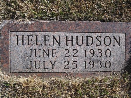 HUDSON, HELEN - Hamilton County, Iowa | HELEN HUDSON 