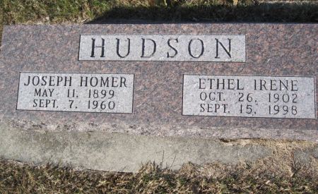 HUDSON, ETHEL IRENE - Hamilton County, Iowa | ETHEL IRENE HUDSON 