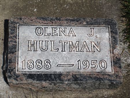 HULTMAN, OLENA J. - Hamilton County, Iowa | OLENA J. HULTMAN 