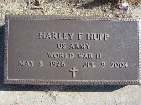 HUPP, HARLEY F. - Hamilton County, Iowa | HARLEY F. HUPP 