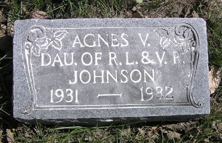 JOHNSON, AGNES V. - Hamilton County, Iowa | AGNES V. JOHNSON 