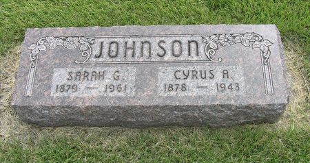 JOHNSON, SARAH G. - Hamilton County, Iowa | SARAH G. JOHNSON 