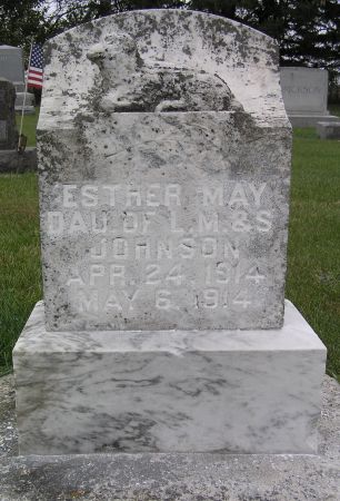 JOHNSON, ESTHER MAY - Hamilton County, Iowa | ESTHER MAY JOHNSON 