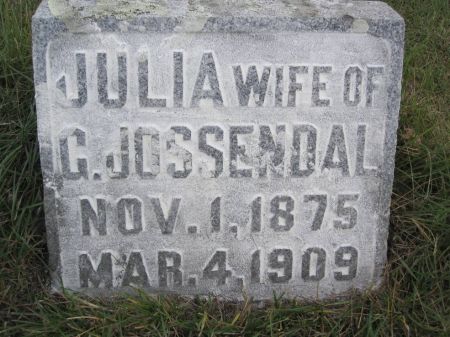 JOSSENDAL, JULIA - Hamilton County, Iowa | JULIA JOSSENDAL 