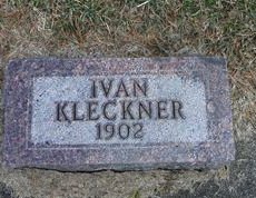 KLECKNER, IVAN - Hamilton County, Iowa | IVAN KLECKNER 