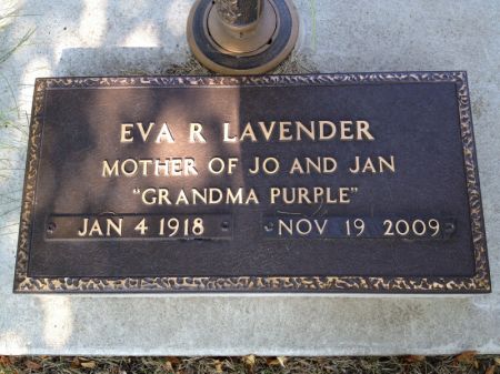 LAVENDER, EVA R. - Hamilton County, Iowa | EVA R. LAVENDER 