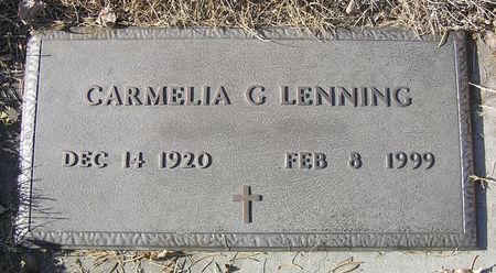 LENNING, CARMELIA G. - Hamilton County, Iowa | CARMELIA G. LENNING 