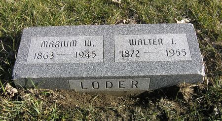 LODER, WALTER J. - Hamilton County, Iowa | WALTER J. LODER 