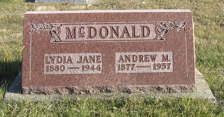 MCDONALD, LYDIA JANE - Hamilton County, Iowa | LYDIA JANE MCDONALD 