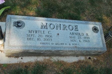 MONROE, MYRTLE C. - Hamilton County, Iowa | MYRTLE C. MONROE 