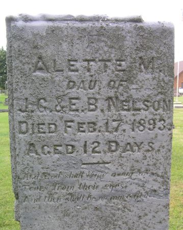 NELSON, ALETTE M. - Hamilton County, Iowa | ALETTE M. NELSON 