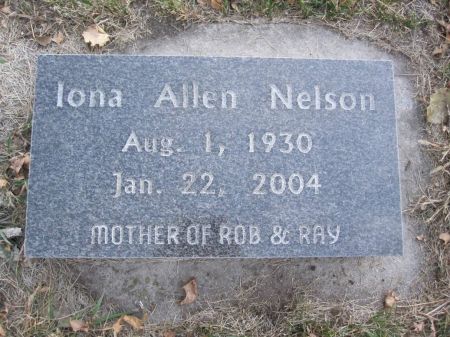 ALLEN NELSON, IONA - Hamilton County, Iowa | IONA ALLEN NELSON 