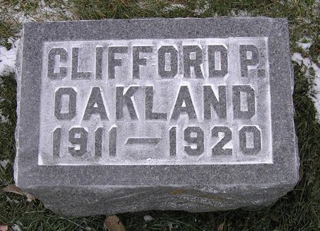 OAKLAND, CLIFFORD P. - Hamilton County, Iowa | CLIFFORD P. OAKLAND 