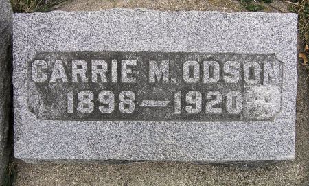 ODSON, CARRIE M. - Hamilton County, Iowa | CARRIE M. ODSON 