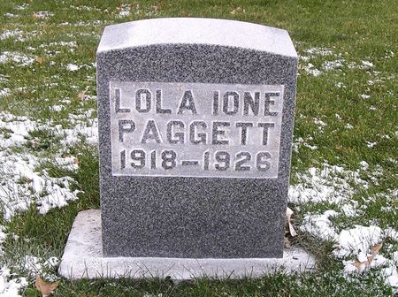 PAGGETT, LOLA IONE - Hamilton County, Iowa | LOLA IONE PAGGETT 