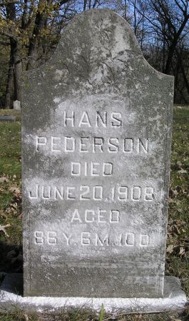 PEDERSON, HANS - Hamilton County, Iowa | HANS PEDERSON 