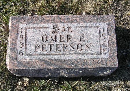PETERSON, OMER E. - Hamilton County, Iowa | OMER E. PETERSON 