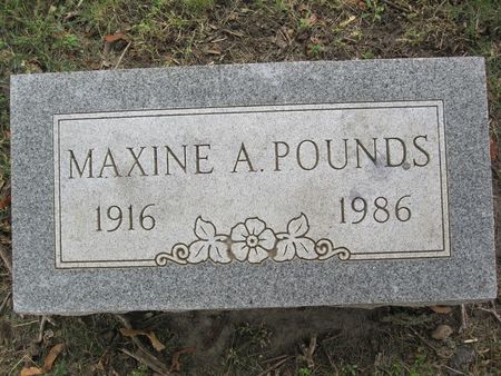 POUNDS, MAXINE A. - Hamilton County, Iowa | MAXINE A. POUNDS 