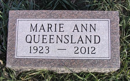 QUEENSLAND, MARIE ANN - Hamilton County, Iowa | MARIE ANN QUEENSLAND 
