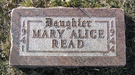 READ, MARY ALICE - Hamilton County, Iowa | MARY ALICE READ 