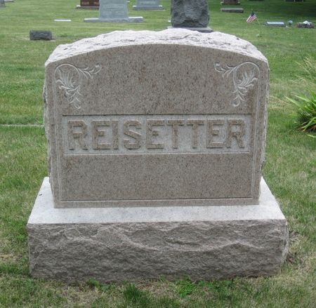 REISETTER, FAMILY STONE - Hamilton County, Iowa | FAMILY STONE REISETTER 