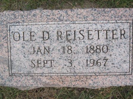 REISETTER, OLE D. - Hamilton County, Iowa | OLE D. REISETTER 
