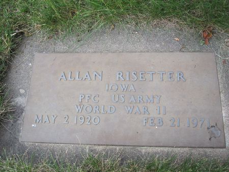 RISETTER, ALLAN - Hamilton County, Iowa | ALLAN RISETTER 