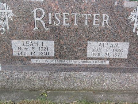 RISETTER, ALLAN - Hamilton County, Iowa | ALLAN RISETTER 