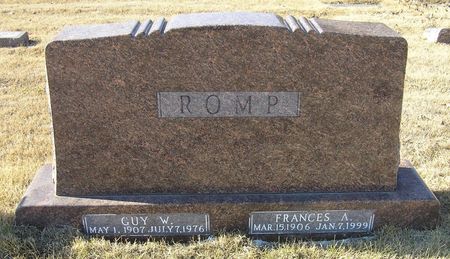 ROMP, FRANCES A. - Hamilton County, Iowa | FRANCES A. ROMP 