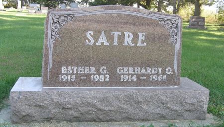 SATRE, ESTHER G. - Hamilton County, Iowa | ESTHER G. SATRE 
