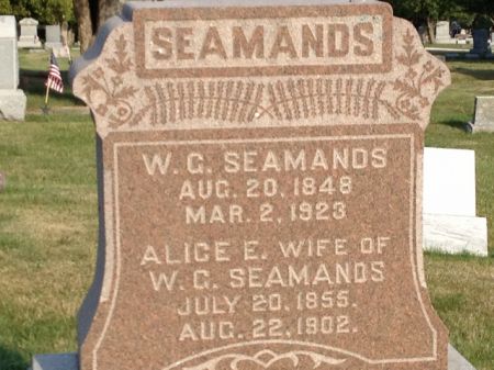 SEAMANDS, W. G. - Hamilton County, Iowa | W. G. SEAMANDS 