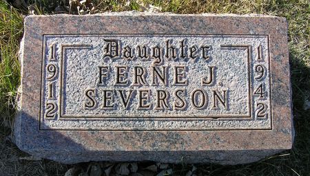SEVERSON, FERNE J. - Hamilton County, Iowa | FERNE J. SEVERSON 
