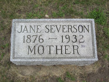 SEVERSON, JANE - Hamilton County, Iowa | JANE SEVERSON 