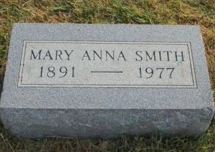 SMITH, MARY ANNA - Hamilton County, Iowa | MARY ANNA SMITH 