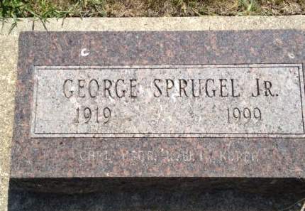 SPRUGEL, GEORGE, JR. - Hamilton County, Iowa | GEORGE, JR. SPRUGEL 